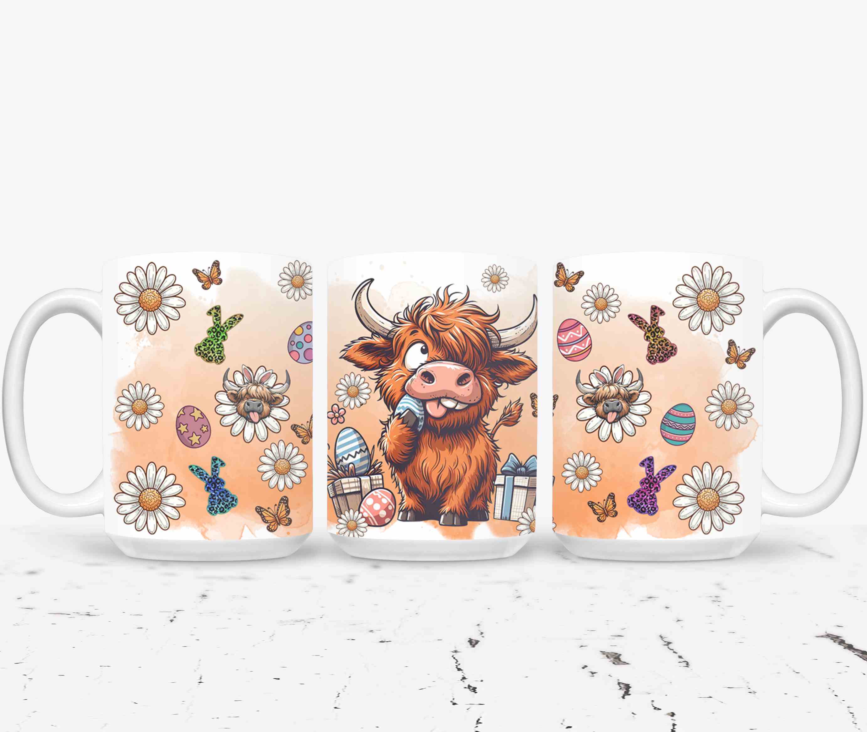 Highland Cow Easter-10384